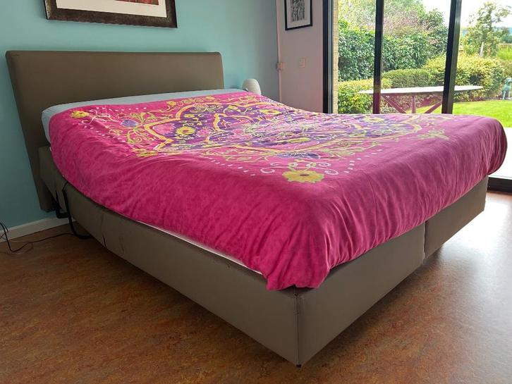 BOXSPRING ERGOSLEEP BS 1, Huis en Inrichting, Slaapkamer | Boxsprings, Gebruikt, 160 cm, Overige maten, Tweepersoons, Overige kleuren