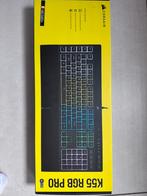 Corsair K55 RGB PRO, Ophalen, Azerty, Zo goed als nieuw, Corsair
