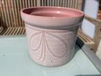 Pot de fleurs rose avec nœud, Pierre, Rond, Utilisé, Moins de 25 cm