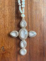 Lange ketting met kruis My Jewellery nieuw!, Handtassen en Accessoires, Kettingen, Ophalen of Verzenden, Nieuw, Beige, Met hanger