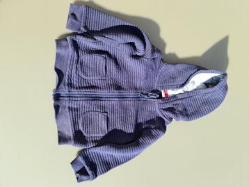 trui met rits en kap, hoody Tom Tailor 80 beschikbaar voor biedingen