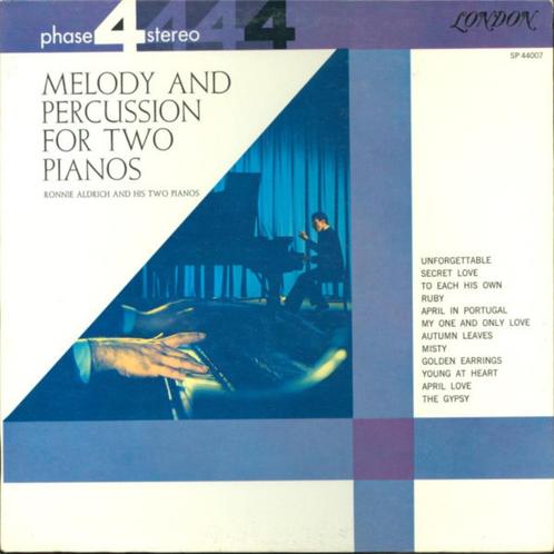 LP Ronnie Aldrich Percussion For Two Pianos 1961, Cd's en Dvd's, Vinyl | Verzamelalbums, Gebruikt, Jazz en Blues, 12 inch, Ophalen of Verzenden