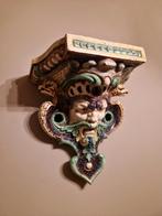 WANDPLANK, majolica, begin 1900., Ophalen of Verzenden