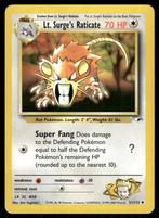 Lt. Surge's Raticate 51/132 - Gym Heroes, Hobby en Vrije tijd, Verzamelkaartspellen | Pokémon, Verzenden, Gebruikt
