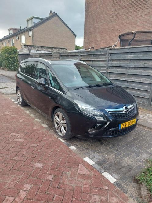 Opel Zafira 1.4 T 103KW 2012 Zwart Airco, Auto's, Opel, Particulier, Zafira, ABS, Adaptive Cruise Control, Airbags, Airconditioning