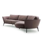 Leolux ronde zetel /  Rego met chaise longue hoekbank, Huis en Inrichting, Modern, rond, wabisabi, Japandi., 300 cm of meer, 75 tot 100 cm