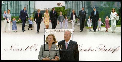 BL170 De Gouden huwelijksverjaardag Albert II en Paola, Postzegels en Munten, Postzegels | Europa | België, Frankeerzegel, Postfris