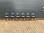 6x chaises de salle à manger Vitra Eames DSW noires, Maison & Meubles, Enlèvement ou Envoi, Knoll fritz hansen togo ligne roset sede cassina cab b&b italia