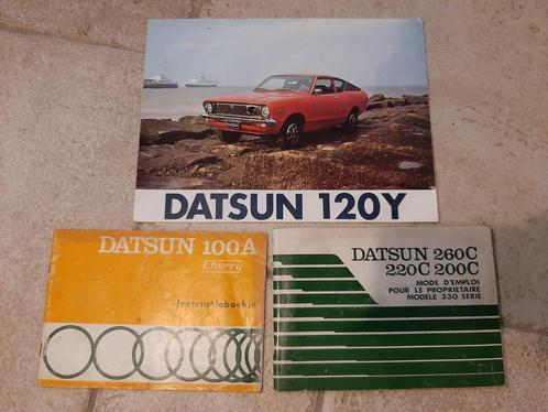 Boekje folder datsun, Auto diversen, Handleidingen en Instructieboekjes, Ophalen of Verzenden