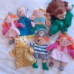 Zachte handpoppen poppenkastpoppen HEMA, Kinderen en Baby's, Ophalen of Verzenden, Zo goed als nieuw
