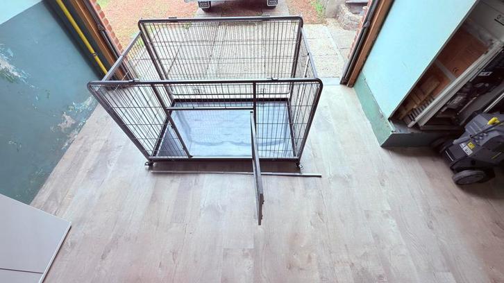 Heavy duty hondenbench/kennel GROOT MODEL, Dieren en Toebehoren, Hondenhokken, Zo goed als nieuw, Ophalen