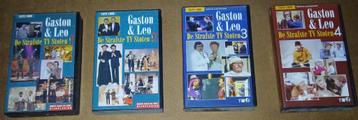 Gaston en Leo  De strafste tv stoten 1 t/m 4 VHS Per stuk beschikbaar voor biedingen