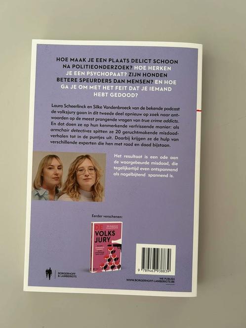 Boek De volksjury 2 Silke Vandenbroeck & Laura Scheerlinck, Boeken, Detectives, Zo goed als nieuw, Ophalen of Verzenden