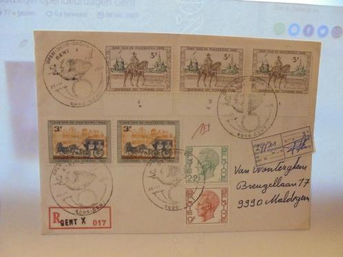 postzegel enveloppe opendeur dagen Gent, Postzegels en Munten, Postzegels | Eerstedagenveloppen, Beschreven, Ophalen of Verzenden