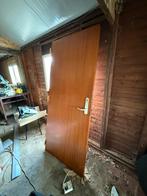 4 Houten binnendeuren, Doe-het-zelf en Bouw, Deuren en Vliegenramen, Ophalen, Gebruikt, 80 tot 100 cm, Binnendeur