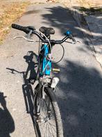 Blauwe fiets, Fietsen en Brommers, Ophalen, Gebruikt, 53 tot 57 cm, Minder dan 10 versnellingen