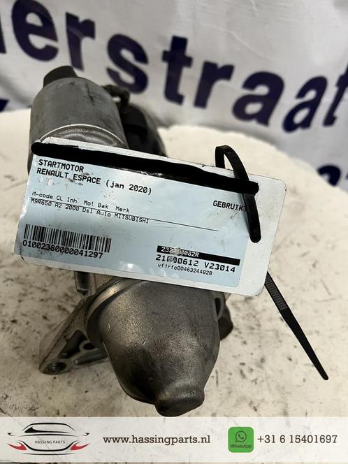 Renault Espace  startmotor, Auto-onderdelen, Motor en Toebehoren, Renault, Gebruikt, Ophalen of Verzenden