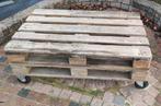 2 europaletten op wielen, Tuin en Terras, Ophalen, Gebruikt