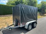 Aanhangwagen dubbelas ongeremd 750kg, Ophalen, Zo goed als nieuw