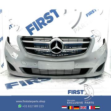W447 BUMPER Mercedes V KLASSE / VITO VOORBUMPER COMPLEET ZWA beschikbaar voor biedingen