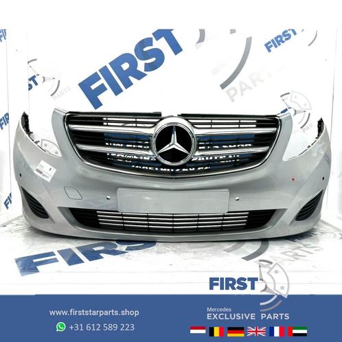W447 BUMPER Mercedes V KLASSE / VITO VOORBUMPER COMPLEET ZWA, Auto-onderdelen, Carrosserie, Bumper, Mercedes-Benz, Voor, Gebruikt