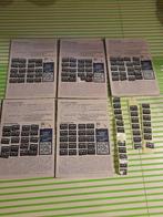 5 cartes complètes et 25 timbres apart delhaize, Enlèvement ou Envoi