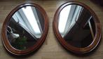 2 ovale spiegels + badkamer accesoires, Huis en Inrichting, Woonaccessoires | Spiegels, Minder dan 100 cm, Gebruikt, 50 tot 75 cm