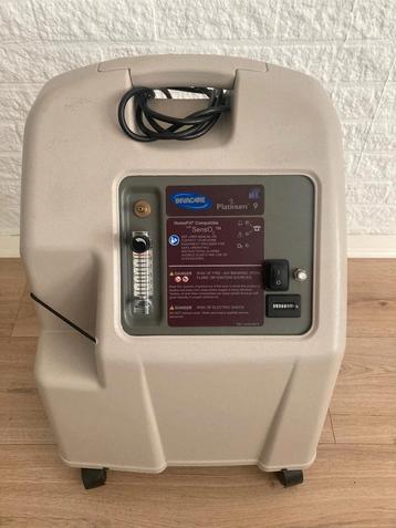 Zuurstofconcentrator Invacare platinum 9L voor huur of koop 