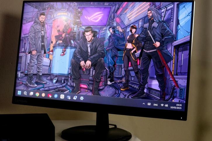 Lenovo C24-25 Full HD-monitor 23,8", Computers en Software, Monitoren, Gebruikt, 61 t/m 100 Hz, HDMI, VGA, LED, Full HD, 3 tot 5 ms
