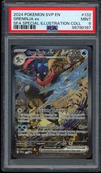 Greninja ex PSA 9 - SVP132 - Scarlett and Violet Promo 2024, Verzenden, Zo goed als nieuw, Losse kaart
