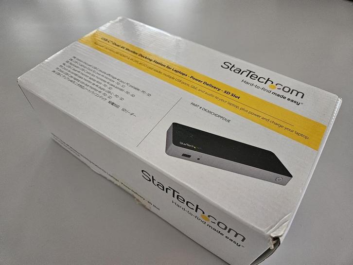 Startech Dual 4K Usb-C Docking, Computers en Software, Dockingstations, Zo goed als nieuw, Docking station, Laptop, Telefoon, Ophalen of Verzenden
