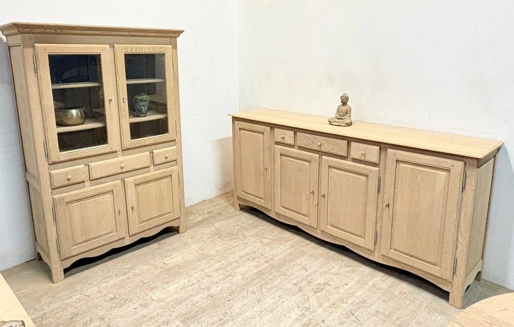 SUPERBE ENSEMBLE EN CHÊNE AÉROGOMMÉ, Maison & Meubles, Mobilier complet, Enlèvement