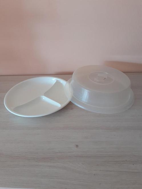 microwave bord + stolp, Huis en Inrichting, Keuken | Servies, Zo goed als nieuw, Overige stijlen, Overige materialen, Ophalen of Verzenden