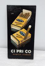 Mooi Reclamebord - Ciprico sigaren - jaren 50 - B20xH40cm -, Verzamelen, Merken en Reclamevoorwerpen, Reclamebord, Ophalen of Verzenden