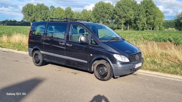 Mercedes vito - 2005 - 9plaats - 2.2diesel 344.000km - Airco, Auto's, Mercedes-Benz, Particulier, Vito, Airconditioning, Diesel