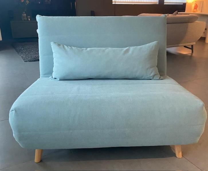 Slaapzetel - 1 persoon, Huis en Inrichting, Zetels | Zetels en Chaises Longues, Zo goed als nieuw, Eenpersoons, Minder dan 150 cm