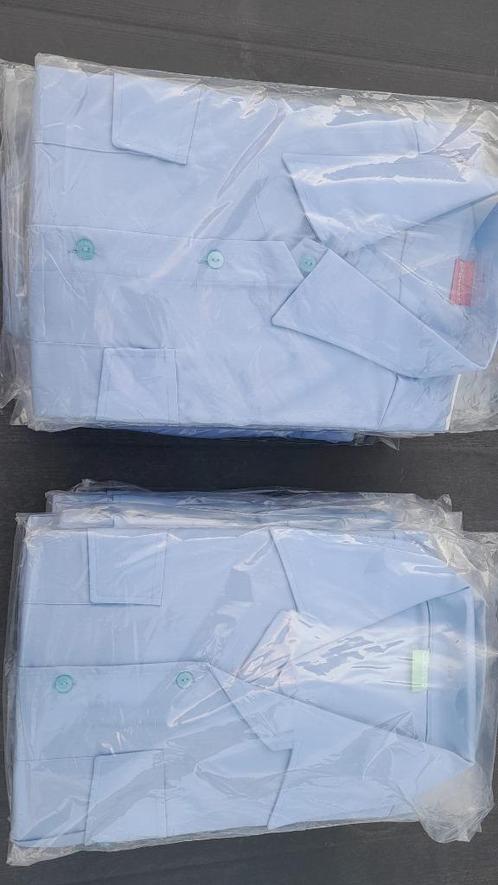 Hemden met Epauletten - Lot 30 stuks, Kleding | Heren, Overhemden, Nieuw, Overige halswijdtes, Blauw, Ophalen
