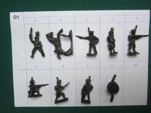 Diverse metalen soldaatjes, Verzamelen, Poppetjes en Figuurtjes, Gebruikt, Ophalen