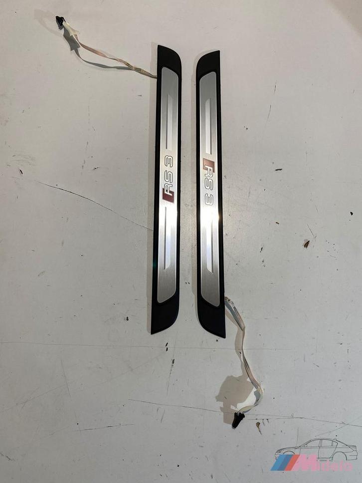 AUDI A3 RS3 INSTAPLIJSTEN VERLICHT, Auto-onderdelen, Carrosserie, Audi, Gebruikt, Ophalen of Verzenden