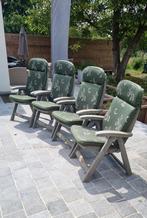 Hartman 4 tuinstoelen met kussens, Tuin en Terras, Tuinstoelen, Ophalen, Gebruikt