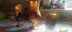 Vases en cristal italien recouverts d'or 14 carats et fabriq, Antiquités & Art, Antiquités | Verre & Cristal, Enlèvement