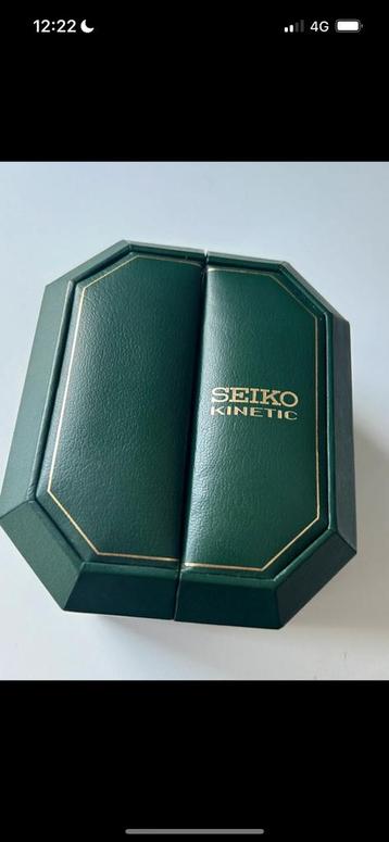 Seiko Kinetic vintage doos beschikbaar voor biedingen