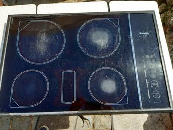 taque vitroceramique 90cm, Electroménager, Enlèvement, Utilisé, 5 zones de cuisson ou plus, Encastré