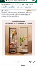 Roterende vestiaire spiegel, Ophalen, Overige materialen, Nieuw, Staande kapstok