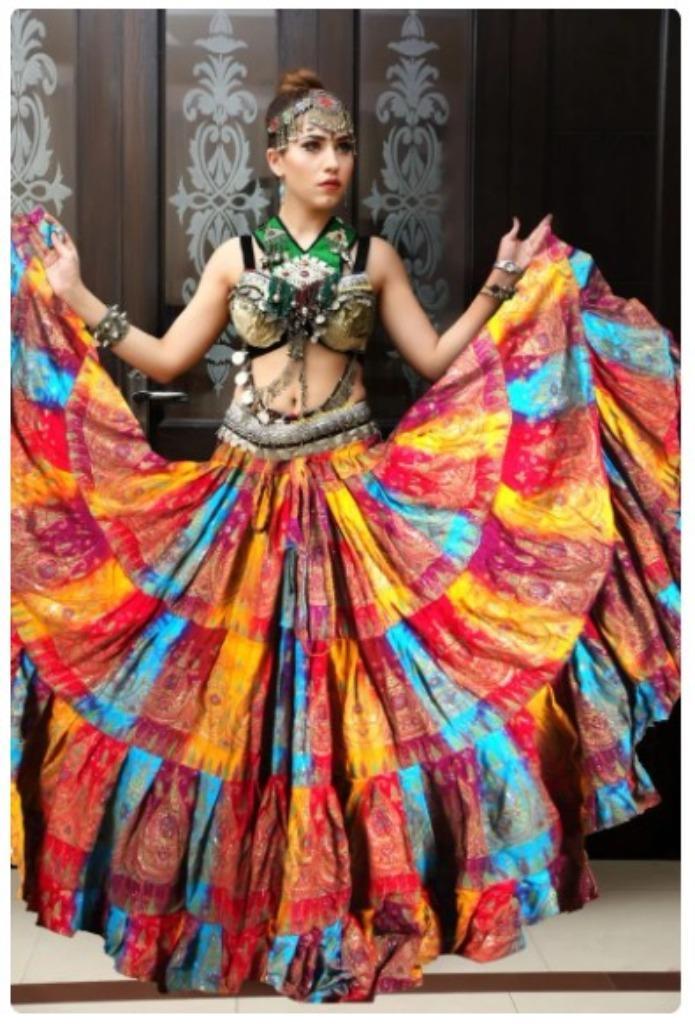 Jupe danse gypsy/indienne magnifique rendu, Kleding | Dames, Rokken, Nieuw, Overige kleuren, Ophalen of Verzenden