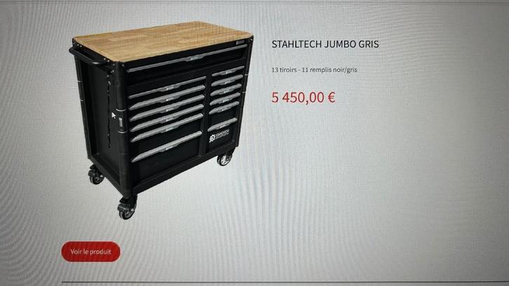 Servante d’atelier, Doe-het-zelf en Bouw, Gereedschapskisten, Zo goed als nieuw, Gevuld, Ophalen