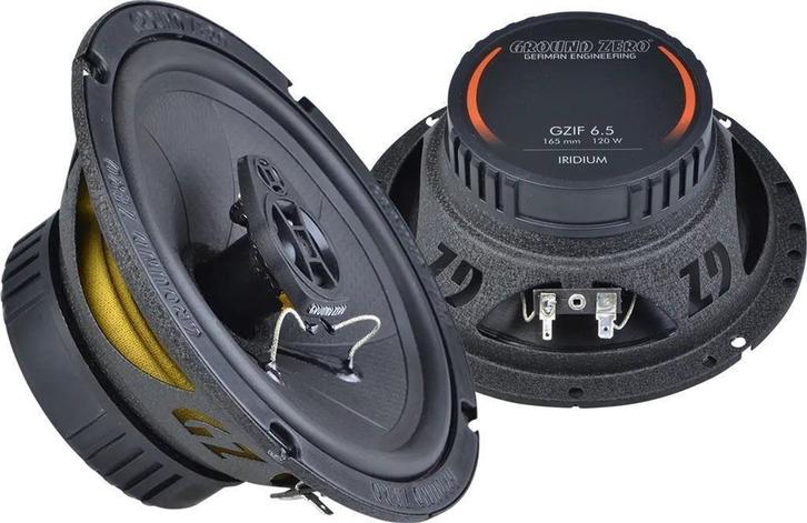 Ground Zero GZIF 6.5 - Autospeakers - 16,5 cm 80 Watt Rms, Auto diversen, Autospeakers, Nieuw, Ophalen of Verzenden