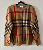 Pull à carreaux vintage Burberry, Comme neuf, Beige, Burberry, Taille 42/44 (L)