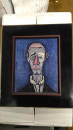 Bernard Buffet Clown litho/isorel - Braun, Ophalen