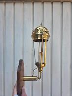 3 binnen wandlampen (E14), oude kerk- kaarsenhouders, Ophalen, Zo goed als nieuw, Glas
